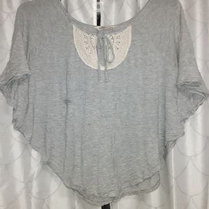 Flowy gray old navy top, size small